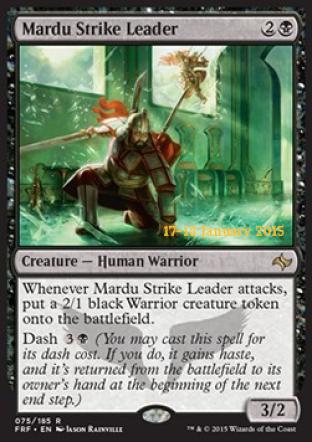 Mardu Strike Leader (Prerelease Promo)