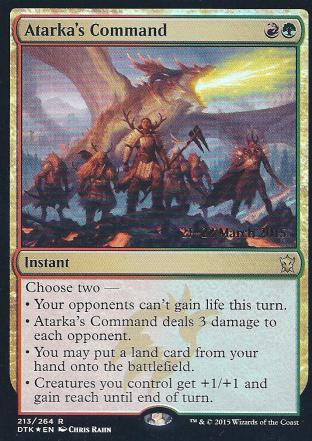 Atarka s Command (DTK Prerelease)