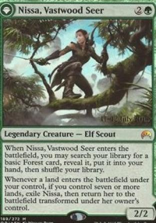 Nissa Vastwood Seer (Prerelease Promo)
