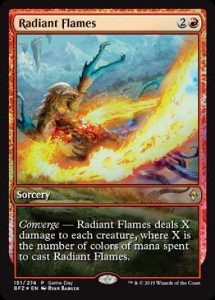 Radiant Flames (Full-Art Game Day)
