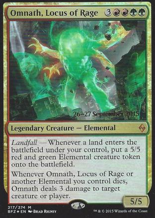 Omnath Locus of Rage (Prerelease)