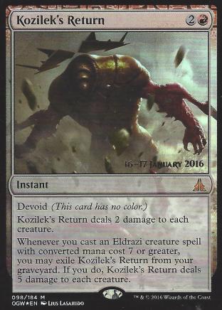 Kozilek s Return (Prerelease)