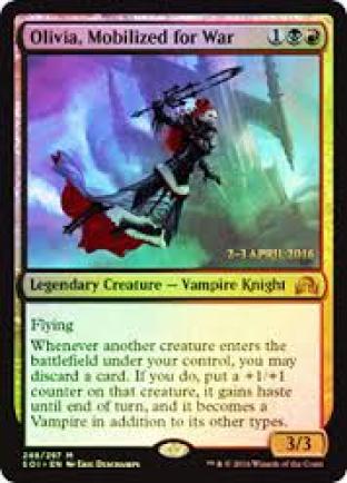 Olivia Mobilized for War (SOI Prerelease Foil)