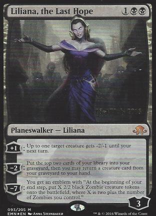 Liliana the Last Hope (Prerelease)