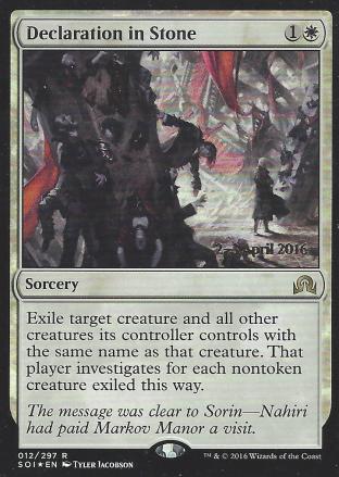 Declaration in Stone (Prerelease)