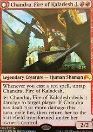 Chandra Fire of Kaladesh (Prerelease Promo)