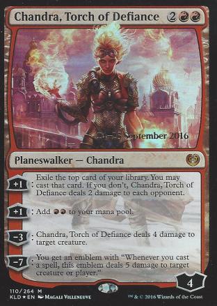 Chandra Torch of Defiance (Prerelease)