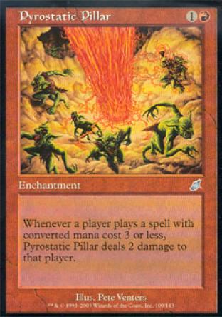 Pyrostatic Pillar
