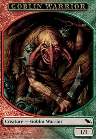 Green Red Goblin Warrior (Token)