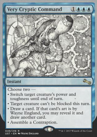 Very Cryptic Command (A) (Switch Target Creature s)