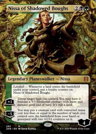 Nissa of Shadowed Boughs (Borderless)