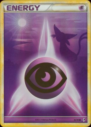 Psychic Holofoil Energy Card