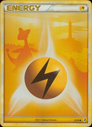 Lightning Holofoil Energy Card