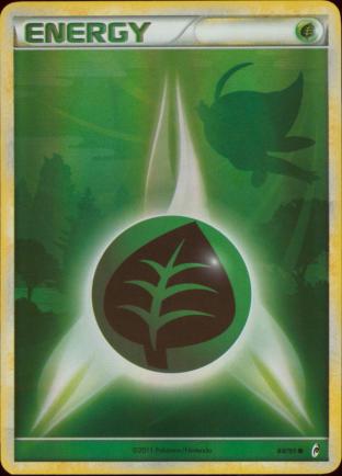 Grass Holofoil Energy Card