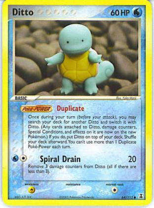 Ditto (Squirtle - Spiral Drain)