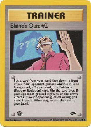 Blaine's Quiz #2