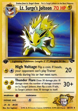 Lt. Surge's Jolteon