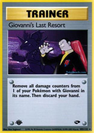 Giovanni's Last Resort