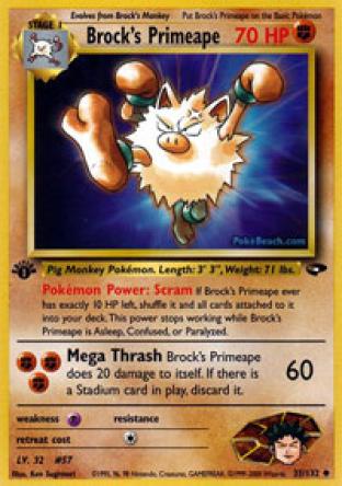 Brock's Primeape