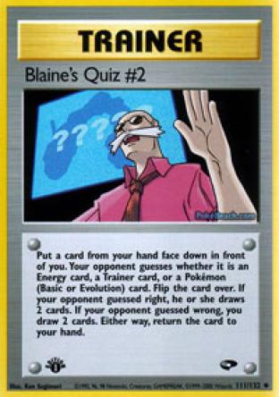 Blaine's Quiz #2