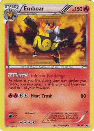 Emboar Black and Whtie Promo