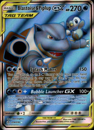 Blastoise & Piplup GX (Full Art)