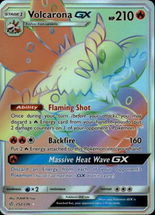 Volcarona GX (Rare Rainbow)