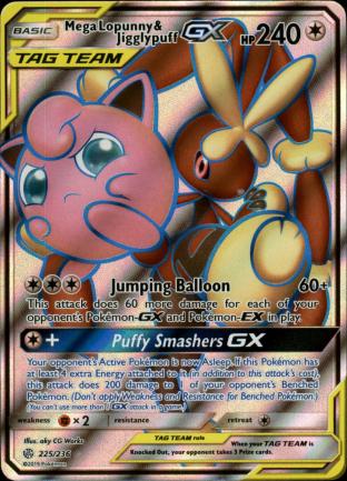 Mega Lopunny & Jigglypuff GX (Full Art)