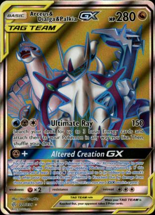 Arceus & Dialga & Palkia GX (Full Art)