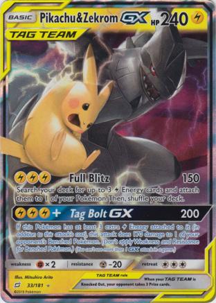 Pikachu Zekrom GX