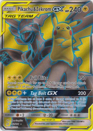 Pikachu Zekrom GX