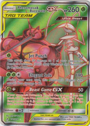 Pheromosa & Buzzwole Tag Team GX