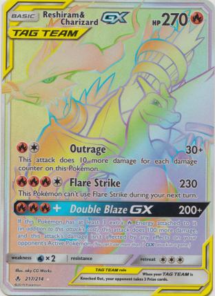 Reshiram & Charizard Tag Team GX