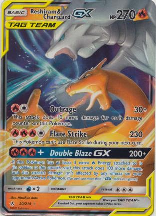 Reshiram & Charizard Tag Team GX