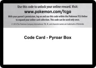 Code Card - Pyroar Box