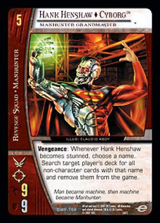 Hank Henshaw - Cyborg, Manhunter Grandmaster