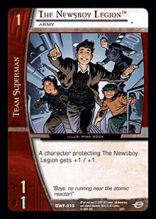 The Newsboy Legion, Army