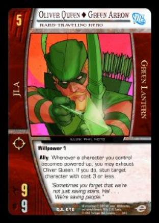 Oliver Queen - Green Arrow, Hard-Traveling Hero