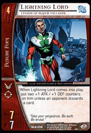 Lightning Lord, Legion of Super Villains