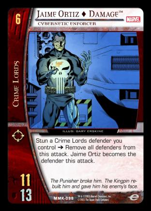 Jaime Ortiz - Damage, Cybernetic Enforcer