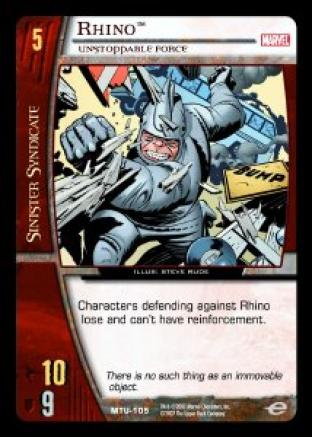Rhino, Unstoppable Force