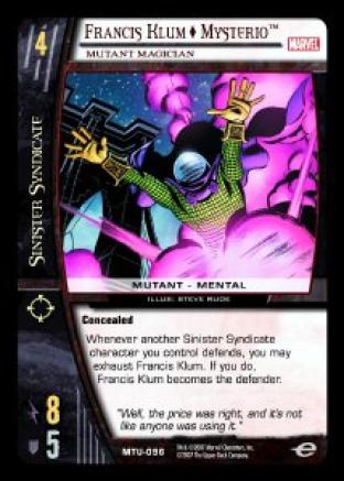 Francis Klum - Mysterio, Mutant Magician