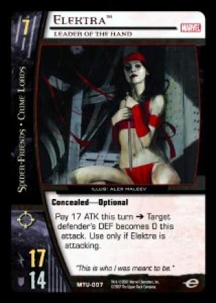 Elektra, Leader of the Hand