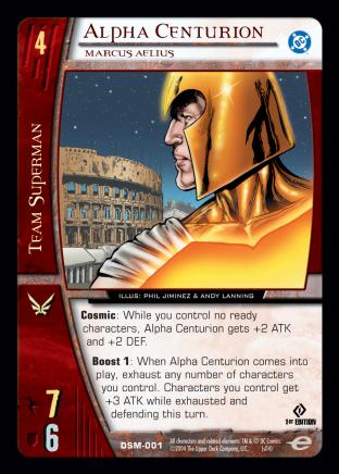 Alpha Centurion, Marcus Aelius