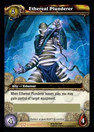 Ethereal Plunderer (Unredeemed and Unscratched Loot Card)