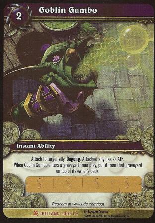 Goblin Gumbo (Unredeemed and Unscratched Loot Card)