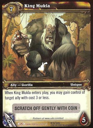 King Mukla (Unredeemed and Unscratched Loot Card)