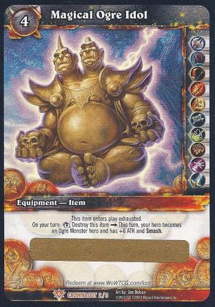 Magical Ogre Idol (Unredeemed and Unscratched Loot Card)