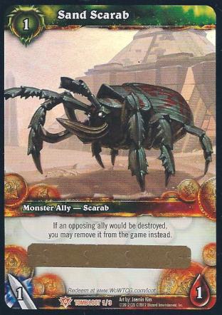 Sand Scarab (Unredeemed and Unscratched Loot Card)