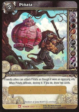 Pinata (Unredeemed and Unscratched Loot Card)